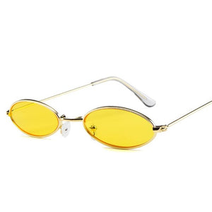 Small Oval Vintage Sunglasses