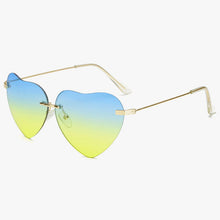 Load image into Gallery viewer, Design Love Heart Sunglasses Vintage