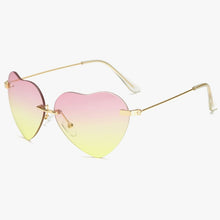 Load image into Gallery viewer, Design Love Heart Sunglasses Vintage