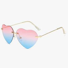 Load image into Gallery viewer, Design Love Heart Sunglasses Vintage